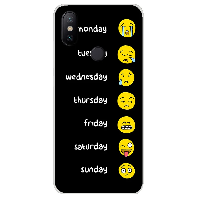 3D Cute Design For Xiaomi mi 6x case cover,20 patterns dog cat for Xiaomi mi 6x phone cases silicone BiNFUL 13