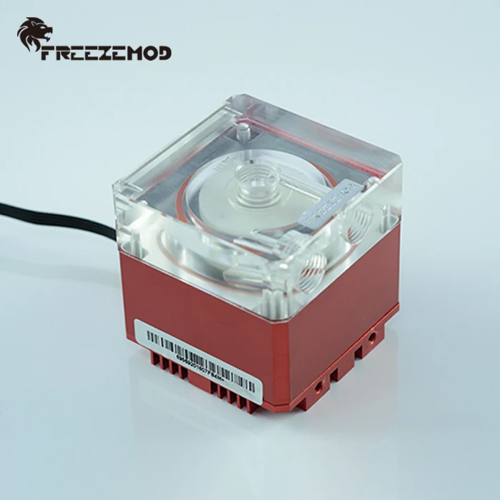 FREEZEMOD Compute охлаждения ПК водяное охлаждение бесшумный насос PWM интеллигентая(ый) потока 800L/ч 12 В/5 V RGB светильник Aura. PU-FS4M