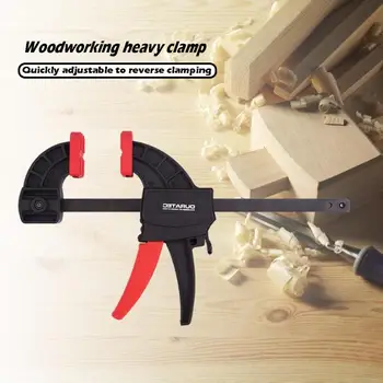 

DURATEC Woodworking Plastic Quick Release Clamp F Type Extra Large Woodwork Clip High Strength Engineering Plastics Complying