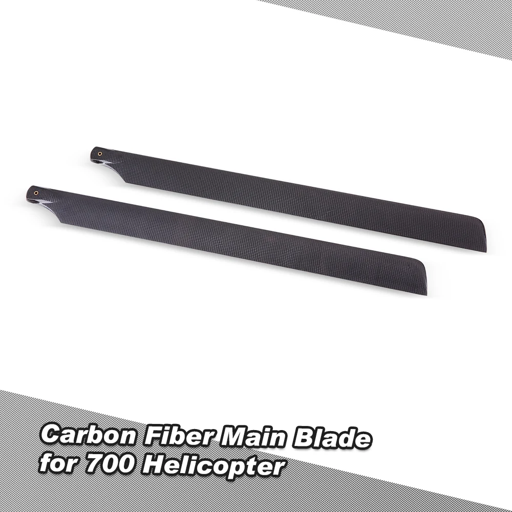 

High Quality New Carbon Fiber Main Blades Propeller for 700 Class RC Helicopter Airplane Propelles RC Part