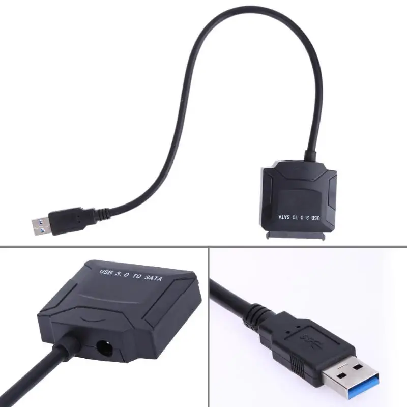 Адаптер с USB 3 0 на SATA кабель конвертер SSD HDD высокоскоростной жесткий диск для 2 5