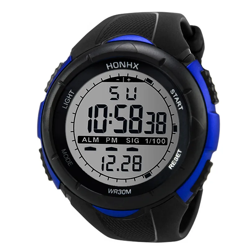 Роскошные Мужские аналоговые цифровые военные армейские спортивные светодиодный водонепроницаемые наручные часы Reloj Hombre Deportivo Inteligente