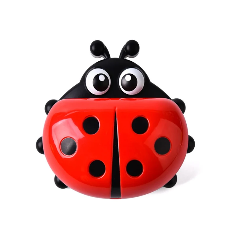 New Plastic Ladybug With Lid Soap Box Organizer For Bathroom