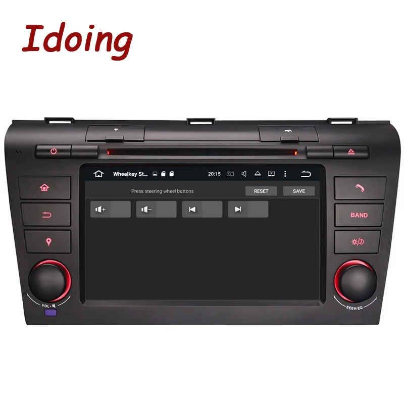 Excellent Idoing 2Din Android7.1 For Mazda3 Steering-Wheel Car DVD Multimedia Video Player Fast Boot 4Core 2G+16g GPS Navigation bluetooth 2
