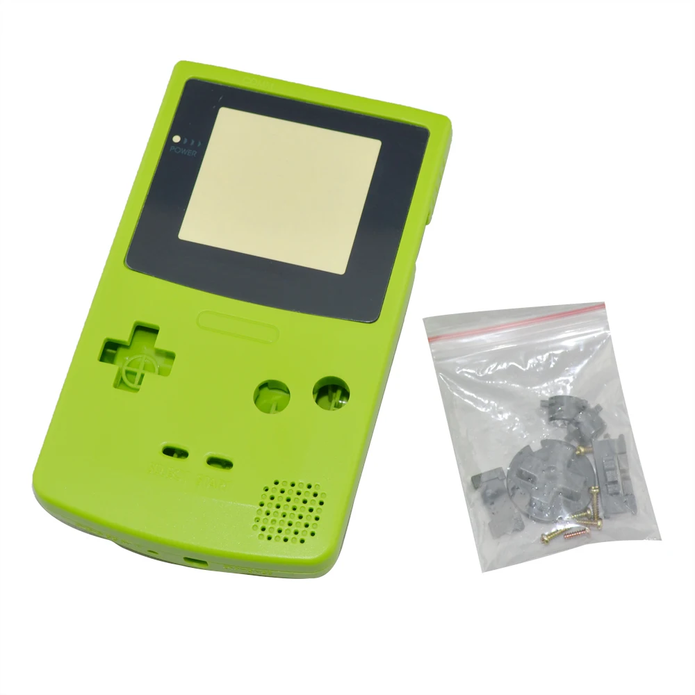 High quality 13 Colors Housing Shell replacement Parts Cover for GBC Case Pack for Gameboy Color Shell