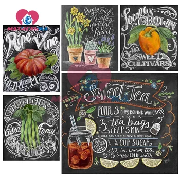 

Chalkboard diamond painting full square diamond mosaic diamond embroidery pattern all for needlework and crafts hobby crafts