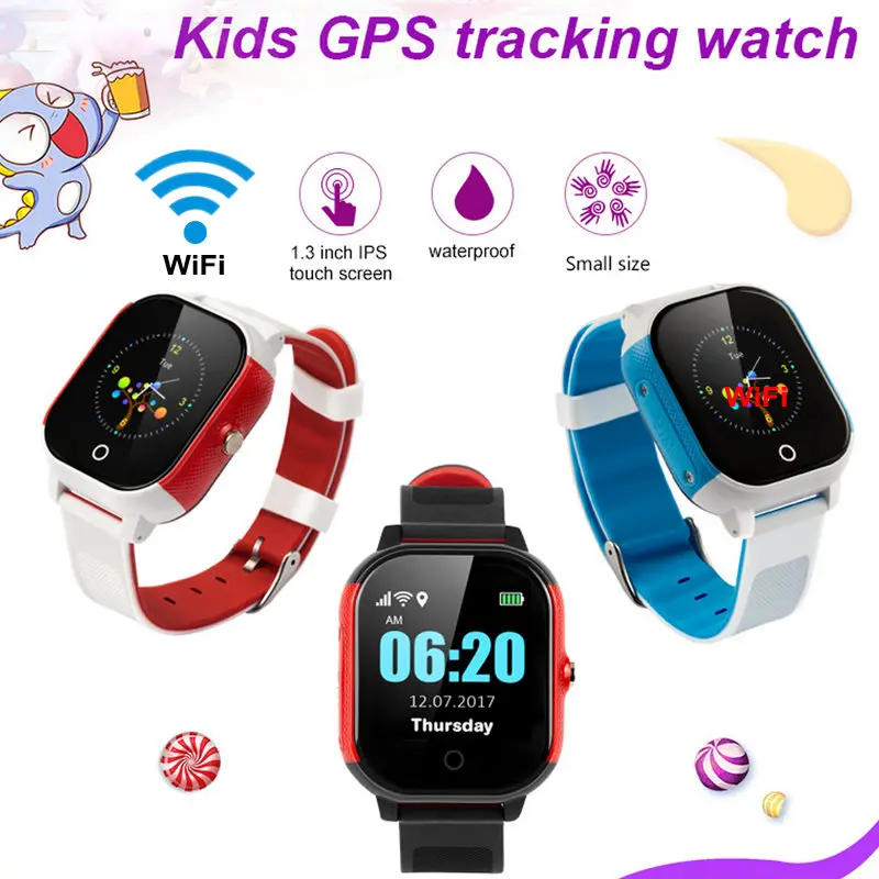 FA23 смарт детские часы IP67 водонепроницаемые детские сим-карты сенсорный экран gps wifi SOS трекер детский будильник анти-потеря умные часы