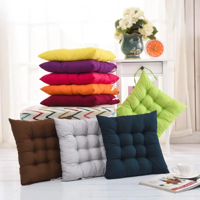

Home Office Seat Cushion Comfortable Cotton Decor Winter Office Bar Chair Back Seat Cushions Sofa Pillow Buttocks Chair Cushion