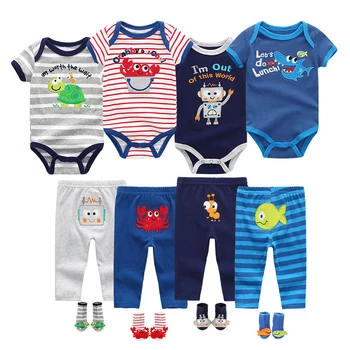 

2020 Summer Infant Toddler Baby Boys Girls Bodysuits Sets Short Sleeve O-Neck Clothing Baby Jumpsuit Baby Clothes ropa bebe