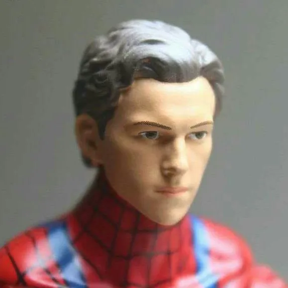 1:12 том Холланд голова Sclup далеко от дома для ML Legends Spider Spidey 6 &quotфигурку|Игровые