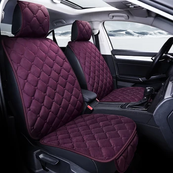 

New Plush universal car seat cnaulover for Renault duster fluence kadjar koleos latitude 2017 2016 2015 2014 2013 2012 2011 2010