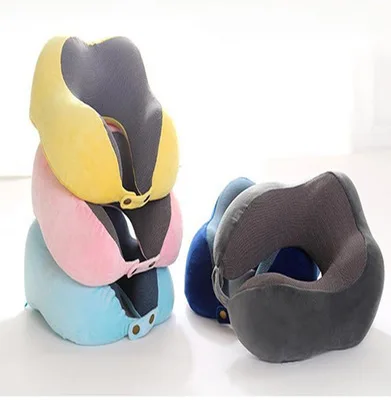 

U Shaped Travel Pillow Memory Foam Neck Pillows Soft Slow Rebound for car for Travel Neck Cervical Healthcare neck pillow