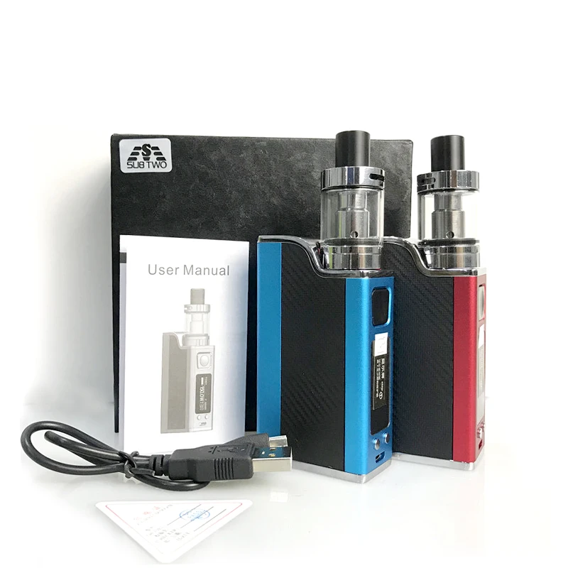 SUB TWO 150 Вт бокс мод VAPE Kit 1500 мАч встроенный аккумулятор с емкостью 2 0 мл электронная
