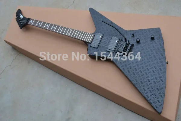 Cheap  E SP -  Retail Explorer electric guitar Artistic beautyblack with satin black black hardware finished EMS FREE SHIP