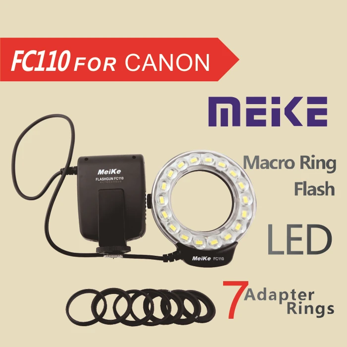    FC-110 FC110 LED     Canon 5D Mark II/7D/60D/600D/550D/500D/1000D/1100D/5D/50D