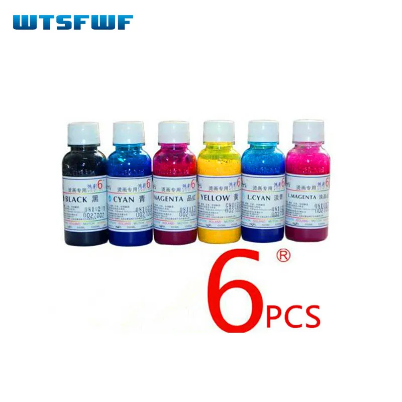 Wtsfwf 600ml 6C Universal Dye Sublimation Ink for cotton fabric heat press sublimation heat transfer ink For Epson printer Wtsfwf 600ml 6C Universal Dye Sublimation Ink for cotton fabric heat press sublimation heat transfer ink For Epson printer