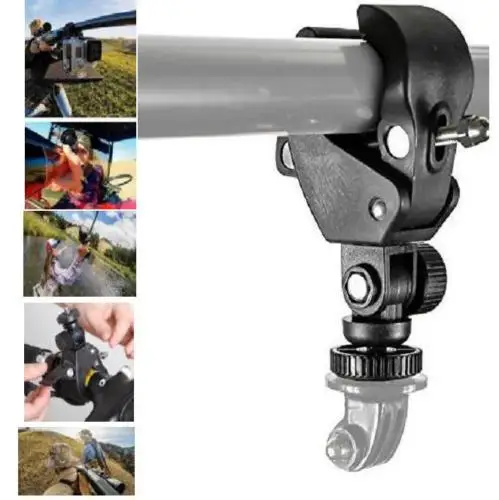

Rifle Shot Gun Fishing Rod Bow Arrow Hunting Universal Bike Clamp Mount for Gopro Hero, SJCAM 456000, XiaoMiyi Action Cameras