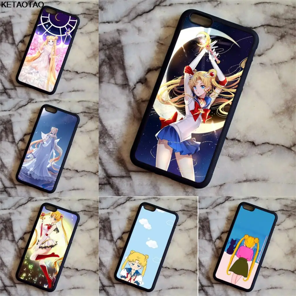 KETAOTAO Горячая Мода Сейлор Мун телефон чехол s для iPhone 4S SE 5 6 5C 5S 6S 7 8 SE 5Plus XR XS Max Чехол Мягкий ТПУ резиновый силиконовый