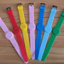 50 шт. регулируемый водонепроницаемый силиконовый браслет RFID 125 кГц браслет только для чтения TK4100 совместим с EM4100