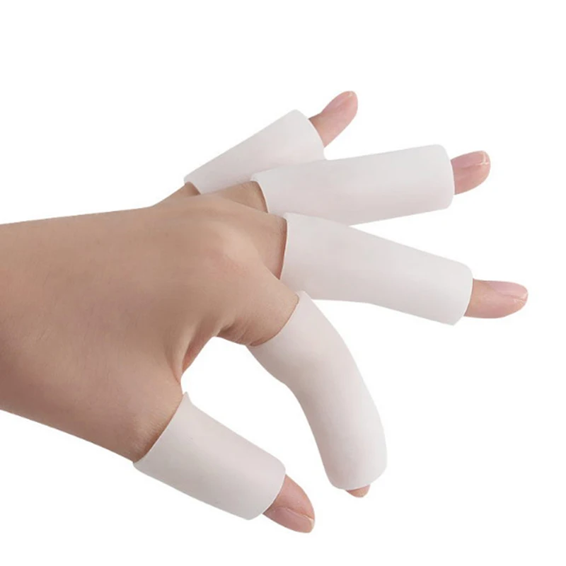 Bunion Toe Finger Protection Sleeve Foot Care Pedicure Tools 5pcs Little Toe Tube Corns Blisters Corrector Protector