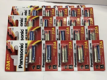 

40pcs/lot New Original Panasonic 23A 23A 12V Ultra Alkaline Battery/Alarm Batteries A23