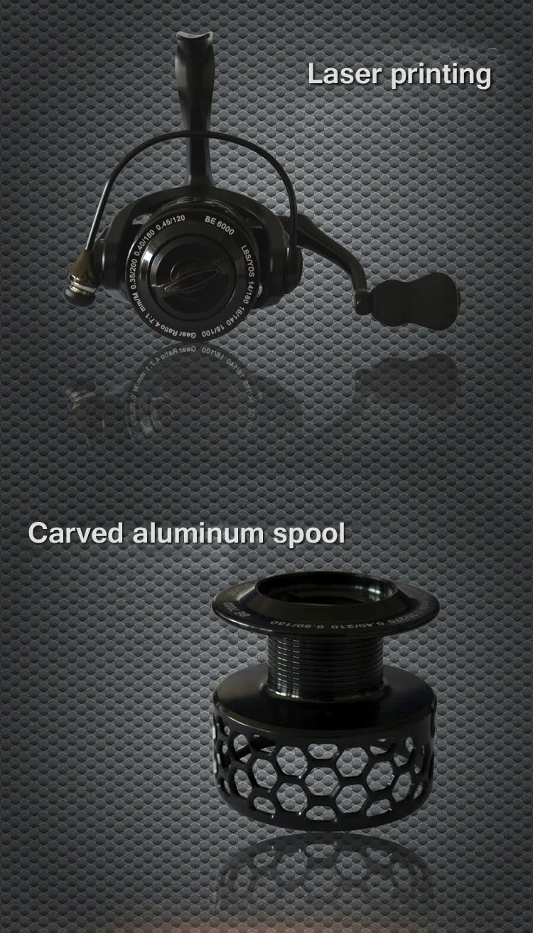 FISHDROPS Full Metal Fishing Spinning Reel with Foldable Handle