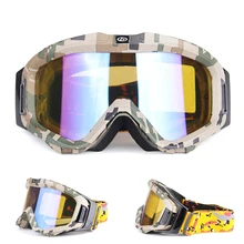 Брендовые лыжные очки для мужчин и женщин с двойными линзами UV400, противотуманные лыжные очки, снежные очки для взрослых, лыжные Солнцезащитные очки, очки для сноуборда