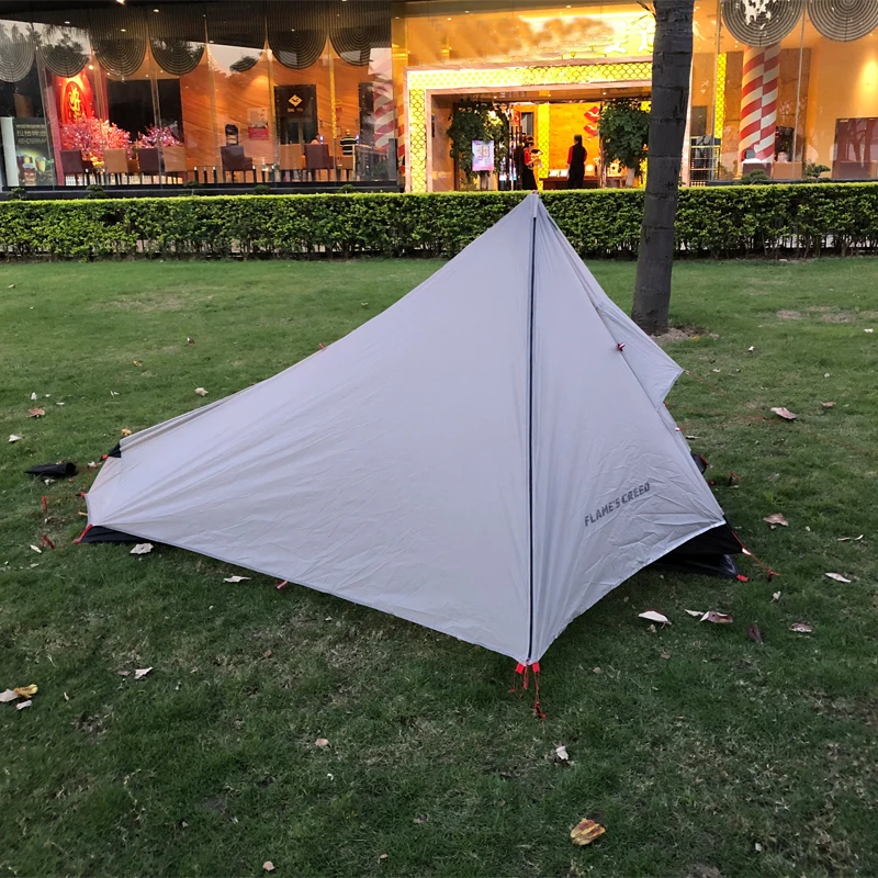 Free Shipping  Single Person Tent Oudoor Ultralight Camping Tent 3 Season Professional 20D Nylon Silicon Coating R