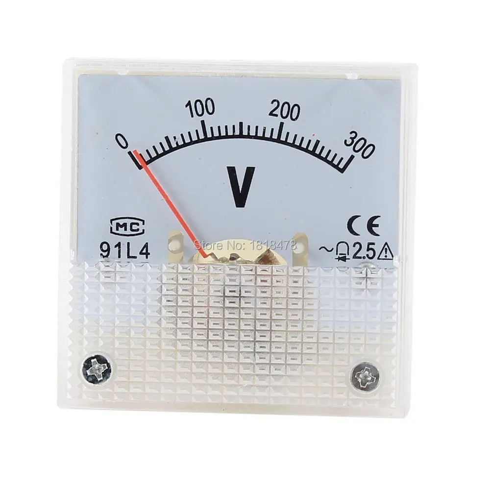 91L4 AC 0 300V Analog Panel Volt Voltage Meter Voltmeter Gauge AC 0