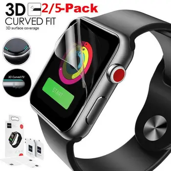 

5PC Ultra-thin 3D Hydrogel Film Anti-Shock Coverage Protective Screen Protector Film For Apple Watch 1/2/3 For iWatch 38mm 42mm