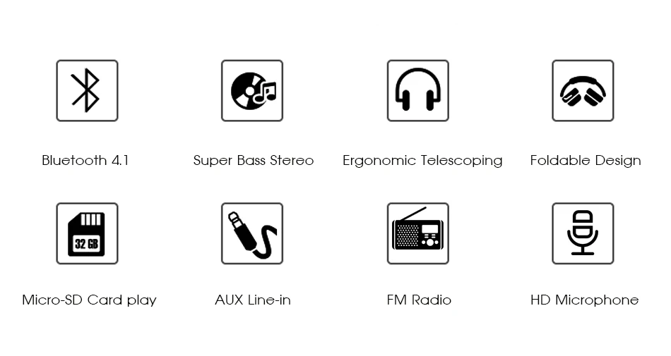 ZEALOT B19 Беспроводная гарнитура Bluetooth наушники стерео бас наушники Поддержка Micro SD карты AUX радио микрофон