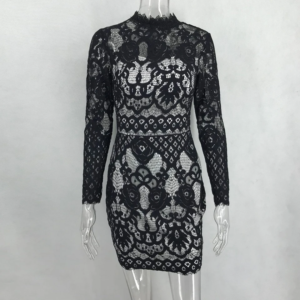 Black Lace  Dress (5)