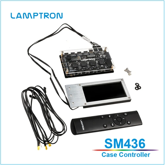 Lamptron SM436 PCI чехол контроллер, вентилятор/ШИМ скорость вентилятор/светильник контроллер полосы ЖК-экран дисплей, RGB/ARGB светодиодный светильник контроллер