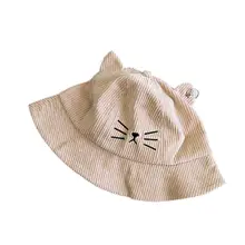 Регулируемый кошачьими ушками милый Панама для рыбака шляпа Открытый путешествия козырек шляпа Защита от Солнца кепки шапки для мужчин и женщинchapeu Verao