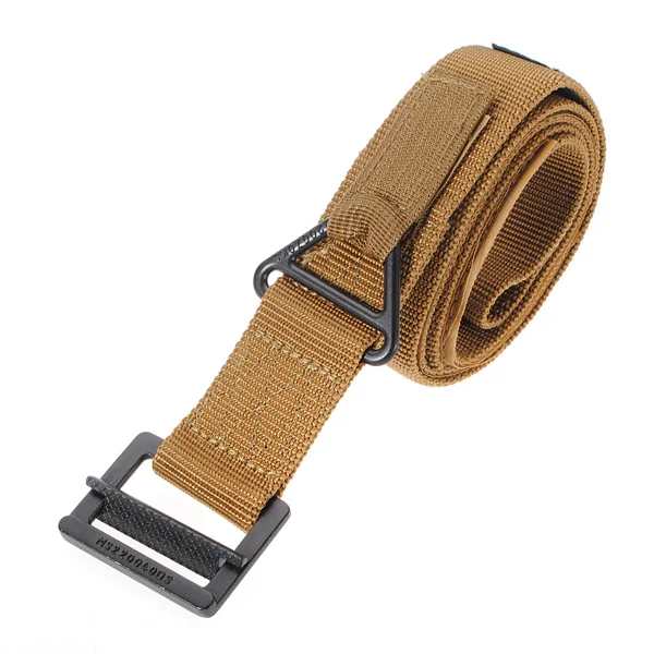 

Men Adjustable Survival Emergency Rescue Rigger Tactical Militaria Military Belt Coffee