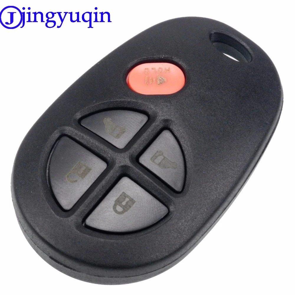 Jingyuqin 10ps для TOYOTA Sienna 2004-2013 дистанционный ключ-брелок от машины 5 кнопок чехол