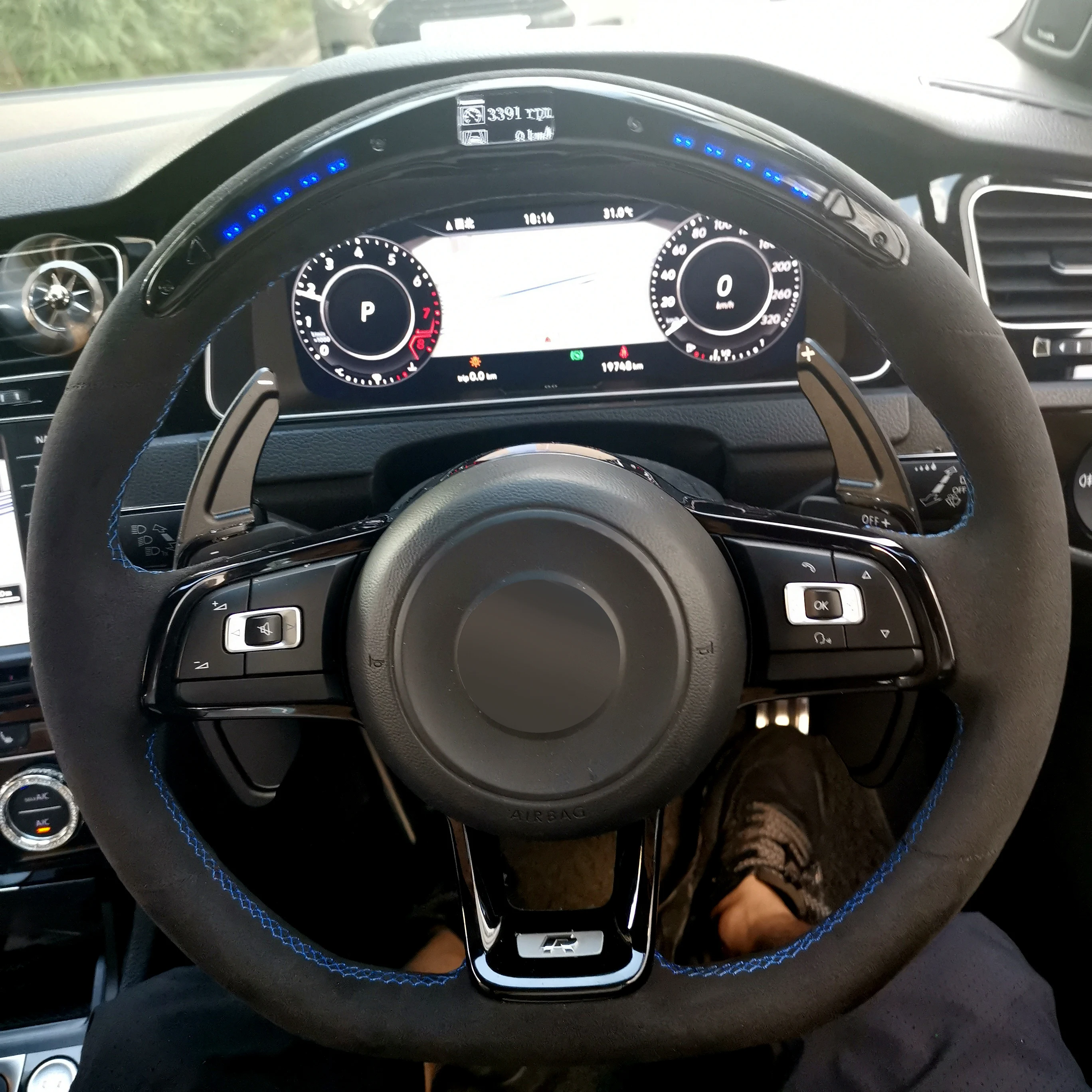 Светодиодное Рулевое колесо для MK7 Golf GT I/ R line GLI LED Performance|Рулевые колеса и ступицы