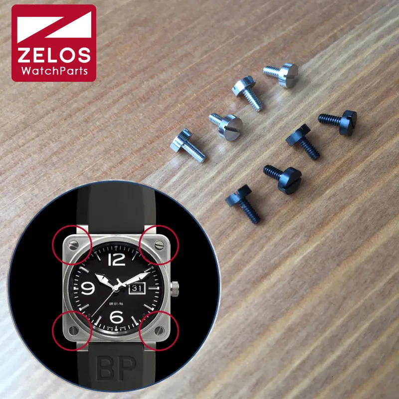 4piece/set 3.9mm Black Matte Pvd 