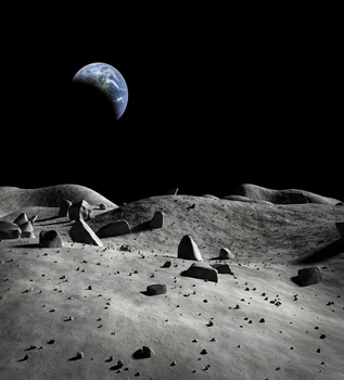 

Moon Land Space Backgrounds Vinyl cloth High quality Computer printed children photo backdrop