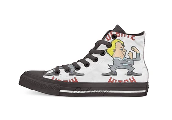 

Fighting Hitchslap by Tai's Tees High Top Canvas Shoes Flat Casual Custom Unisex Sneaker Drop Shipping