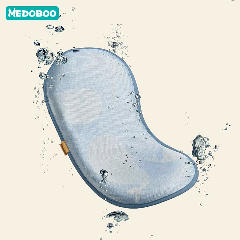 

Medoboo Summer Baby Newborn Breathable Cool Pillow Shaping Styling Height Adjustable Pillows Toddler Sleeping Crib Ice Pillow