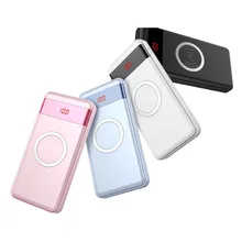 Goldfox Portable 10000mAh PowerBank External Battery Dual USB Wireless Charger For Samsung Note 8 Wireless Charger for iphone 8