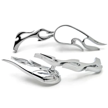 

Brand new Flame Custom Black Motorcycle Mirrors For Ultra Tour Glide Classic