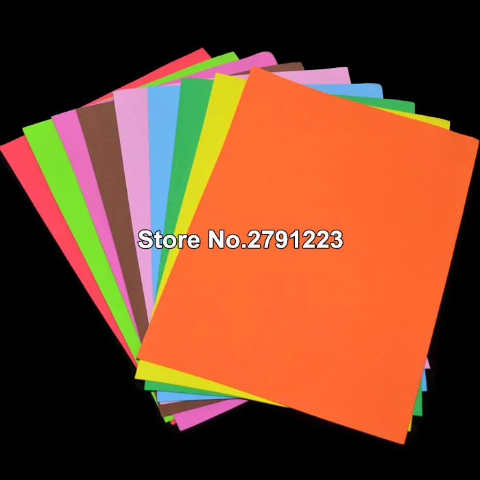 

10Pcs/lot Lowest Price 10 color A4 1mm Thick Multicolor Sponge Foam Paper Fold scrapbooking Paper Craft DIY 21*29.7*0.1cm