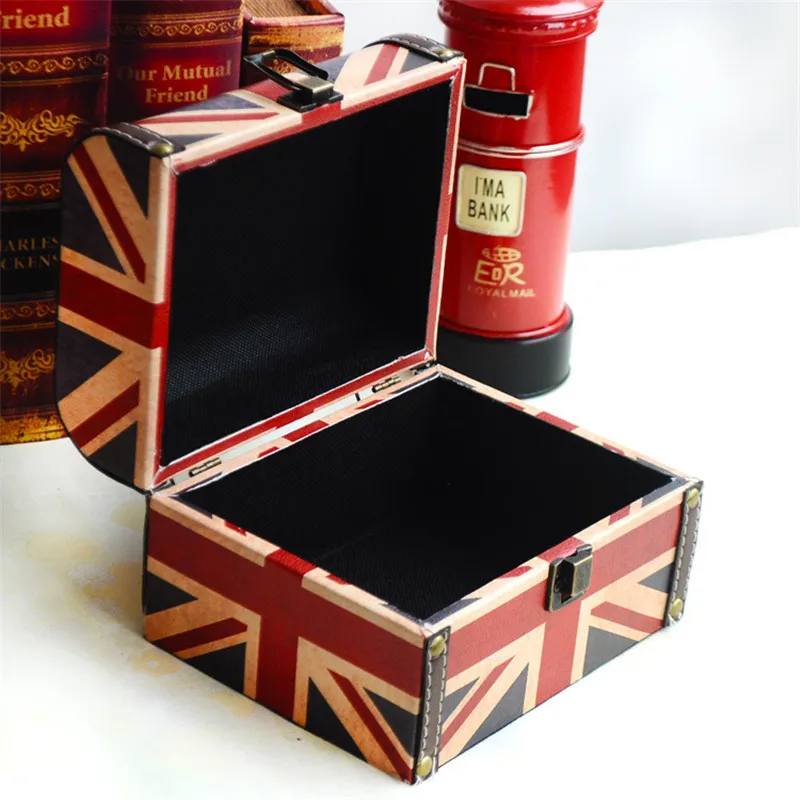 Деревянный ящик для хранения пиратских украшений в стиле ретро|storage box|storage box casebox
