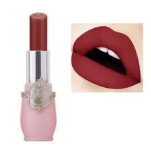 1 шт. пикантные матовая помада двойной Цвет губ белье Водонепроницаемый помада Женская Мода Косметика Блеск для губ best подарок
