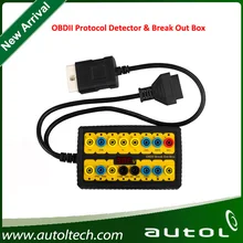Fast Shipping! OBDII Protocol Detector & Break Out Box Universal Auto Diagnostic Tool