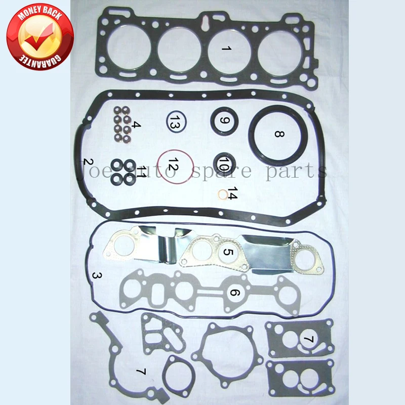 4ZB1 Engine complete Full Gasket Set kit for ISUZU Aska/Pick up/Fargo bus 1.8L 1817cc 1979-89 50072500 587810-2541 |