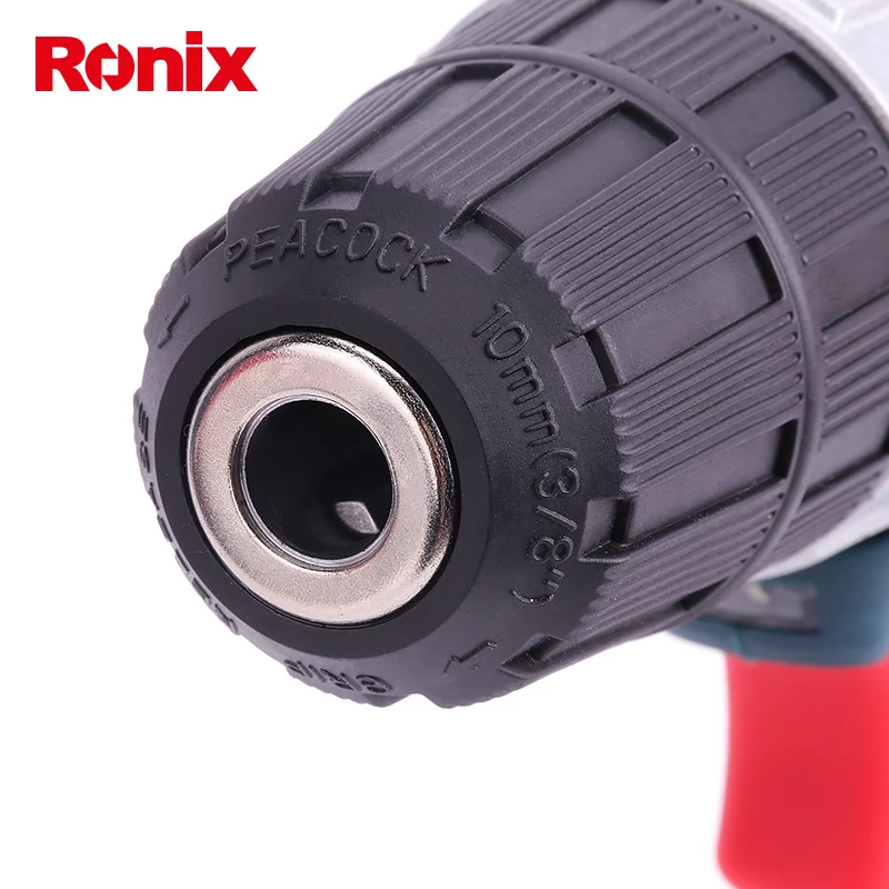 Ronix новая модель 8612N 12 V/DC 1.5Ah литий-ионная батарея беспроводная ударная дрель шуруповерт машина