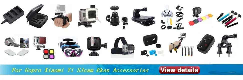 Gosear пластик 1/4 мини штатив адаптер крепление для GoPro Hero 5 3 4 SJCAM SJ4000 Xiaomi Yi 4K SONY Eken аксессуары для экшн-камеры